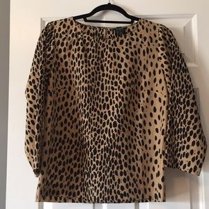 J.Crew Leopard blouse